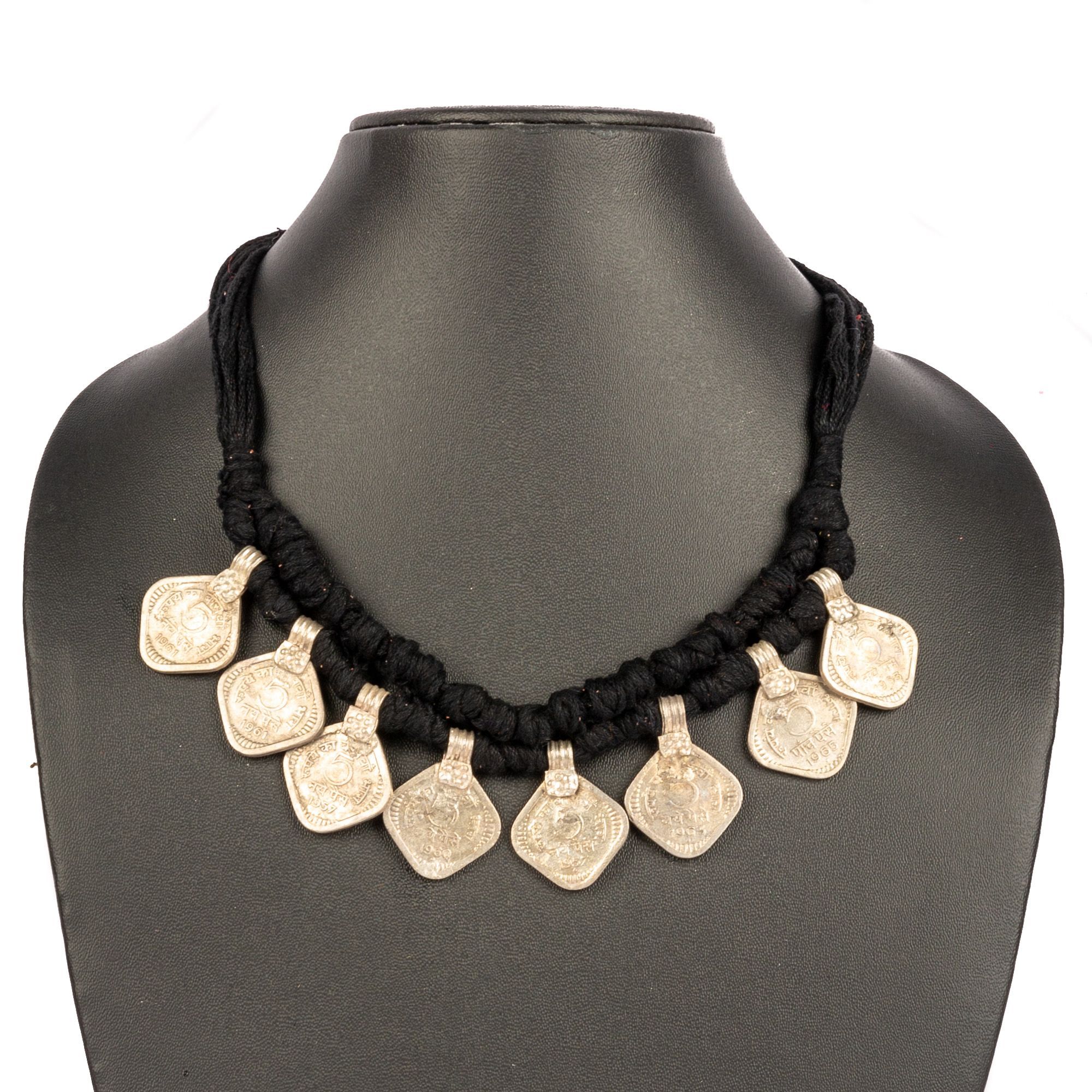 Tribes India Plain 2 Paisa Necklace for Women