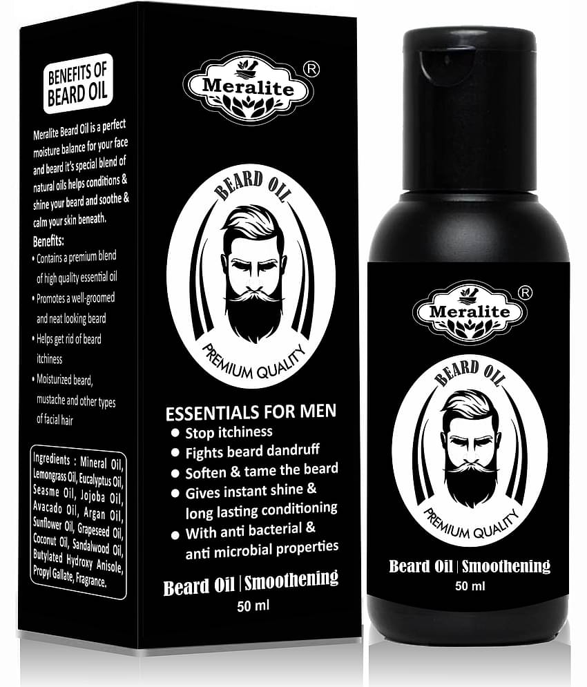 MERALITE - 50mL Promotes Beard Growth Beard Oil ( Pack of 1 )