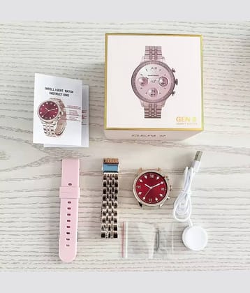 VENKAT ZONE AMOLED BT Calling Upto 1-2 days Smart Watch Gold