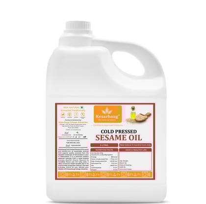 Kesarbaug Sesame Oil (Premium), 5 L