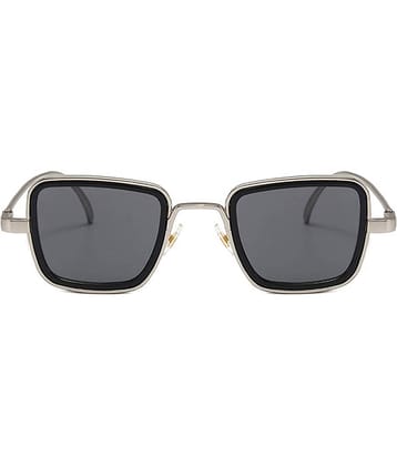 Kanny Devis - Gold Rectangular Sunglasses ( Pack of 1 )