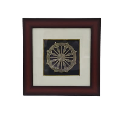 Dhokra Art Brass Konark Momentum 14*14"| Home Décor 