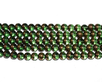 Lustre Designer Glass Beads For Jewellery Making. (10 MM) , LGB-020-1 String 30 Piece / 10 MM