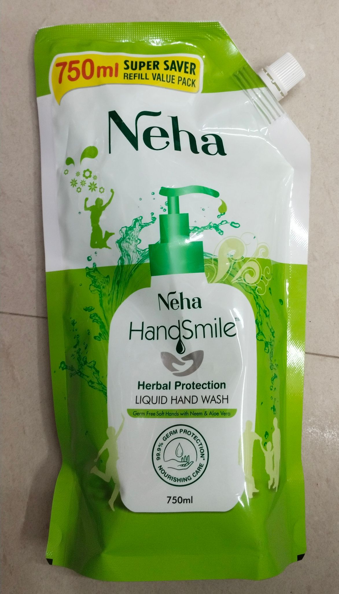 Neha handsmile herbal protection liquid hand wash