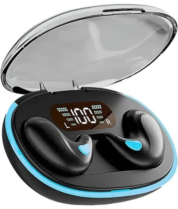 VEHOP S55 OWS Bluetooth Open Ear Wireless Sleeping Earbuds, BT5.4 Headphones, Button Control & Type-C Fast Charging, ENC Call Noise Reduction, Ideal for Sleeping, Meditation and Entertainment.