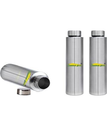 HomePro - Stainless Steel Bottle 100% leak proof Pack of 3 for Home | Gym | Fridge | School | Office | Trekking & Hiking Bottle