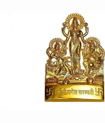 rudradivine - Lakshmi Ganesha Saraswati Brass Idol