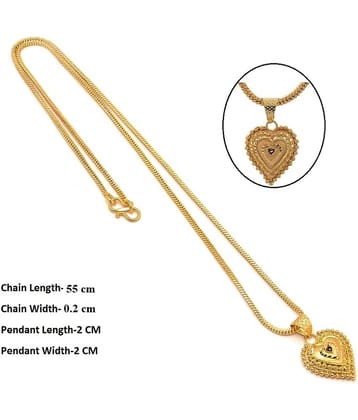 Jewar Mandi - Golden Pendant ( Pack of 1 )