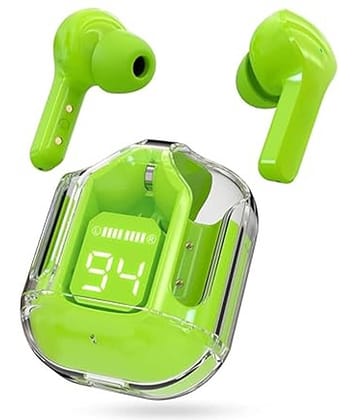 MS Wholesellar Ultra Burds Bluetooth Bluetooth Earphone In Ear Active Noise cancellation Green