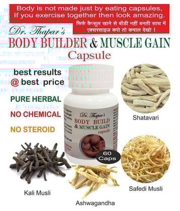 Dr Thapar Body Building & Muscle Gain Herbal Capsule
