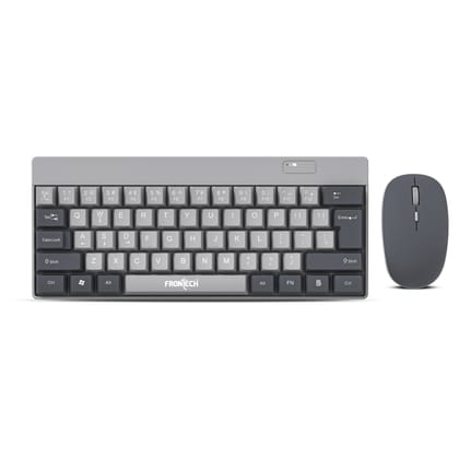 Frontech wireless keyboard & mouse combo | Compact Design | 2.4 Ghz |1600 DPI | 61 Keys Keyboard ( KB-0032 )
