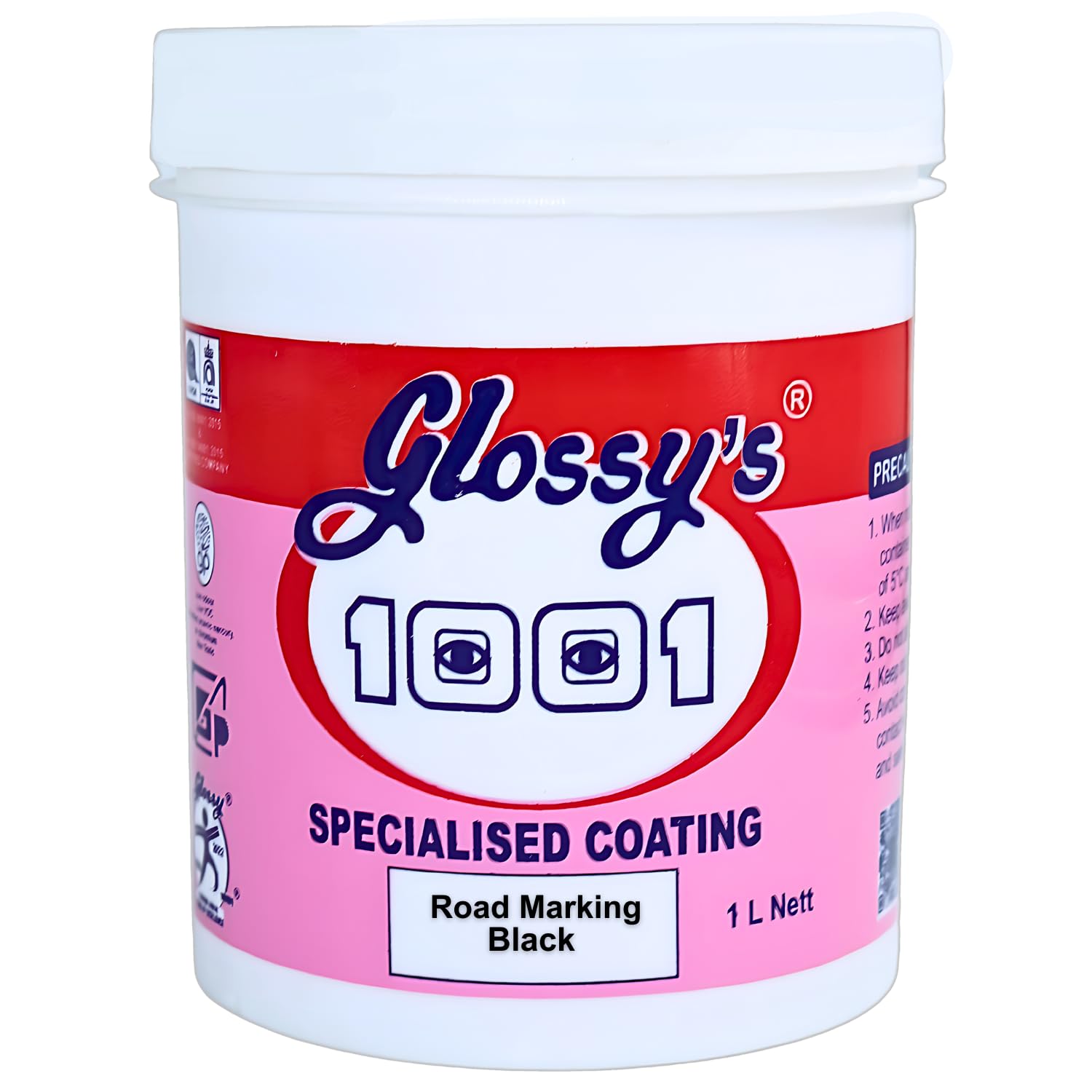 1001 Specialised Coating Road Marking Paint For Curb, Traffic Road, Pavement Striping, Parking Lots, Crosswalks, Driveways, Airports, Traffic Signs, Painting & Arts & Crafts