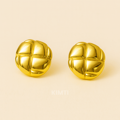 18k Gold Plated Bailey Stud Anti Tarnish Earring