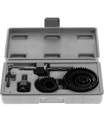 MK-Wood Hole Saw Cutting Tool Set | Carbon Steel Metal Alloys Wood Hole Saw Cutting Set (19-64mm) - 11 pcs