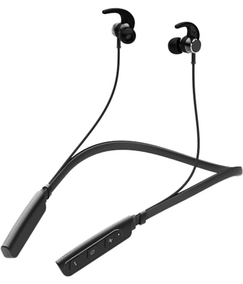 UBON 5300 Bluetooth Bluetooth Neckband In Ear 70 Hours Playback Active Noise cancellation IPX4(Splash & Sweat Proof) Black