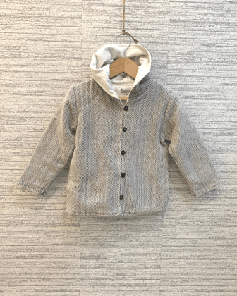 Organic Cozy Handloom Jacket-0-3 months