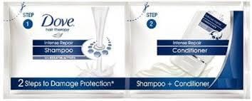 DOVE INTENSE REPAIR SHAMPOO+COND 2X6ML