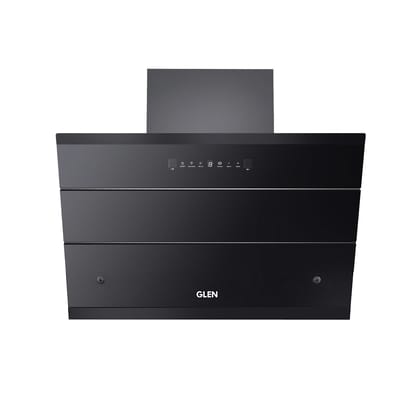 Glen 90 cm 1500 m/hr Filterless Thermal Autoclean Kitchen Chimney, Slant |(Hood ZOLA HSR 90, Heat Sensor| Aeration technology| Auto On/Off| Touch & Gesture Control,Black) Glen 90 cm 1500 m/hr Filterless Thermal Autoclean Kitchen Chimney, Slant |(Hood ZOL