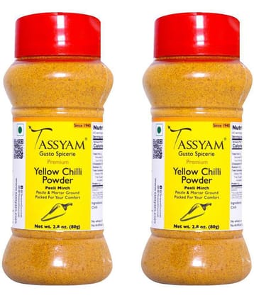 Tassyam - 80 gm Kashmiri Chilli Powder (Pack of 2)