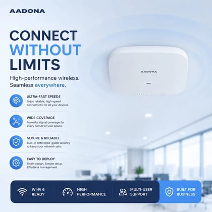 AXC-1800L 1800 Mbps Lite is an 11ax Wi-Fi standard high power Ceiling Wireless Access Point AXC-1800L 1800 Mbps Lite is an 11ax Wi-Fi standard high power Ceiling Wireless Access Point