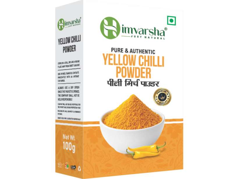 Himvarsha Just Natural Yellow Pepper Powder - 100g