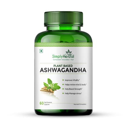 Simply Herbal Ashwagandha 1000 mg – 60 Capsules
