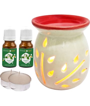 Peepalcomm Ceramic Aroma Oils & Diffusers Set - Pack of 5