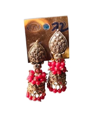 Stunning Multicolor Chandbali Earrings for Women