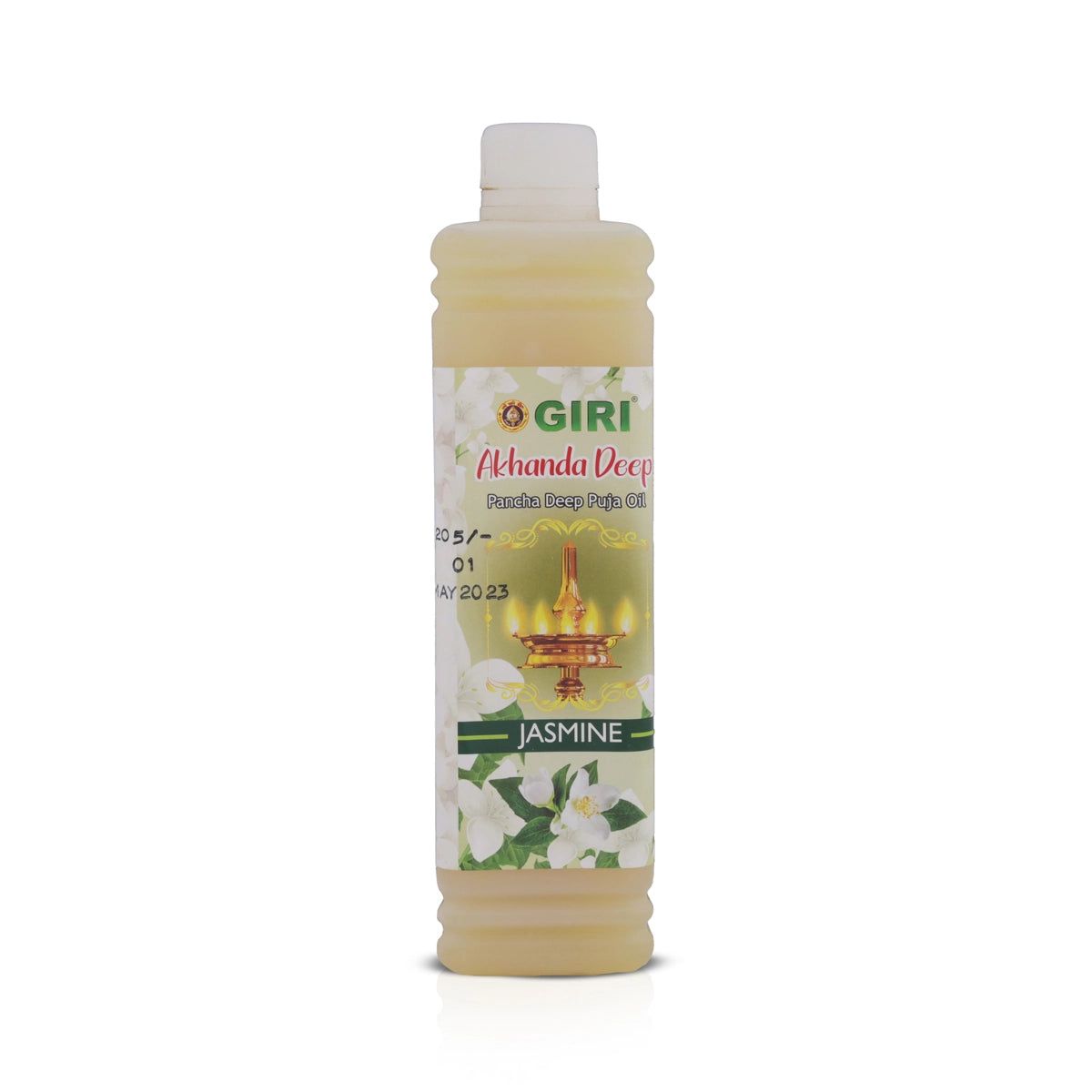 Giri Akhanda Pancha Deep Pooja Oil | Lamp Oil | Vilakku Oil | Deep Oil for Puja Jasmine 500ml