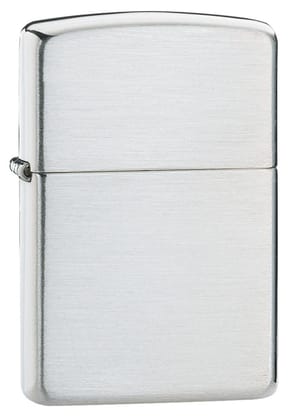 Zippo Armor Brushed Sterling Silver Windproof Pocket Lighter