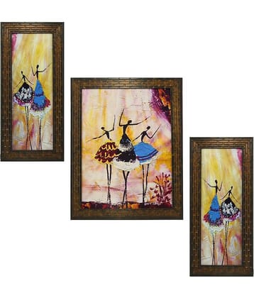 Indianara Synthetic Painting With Frame