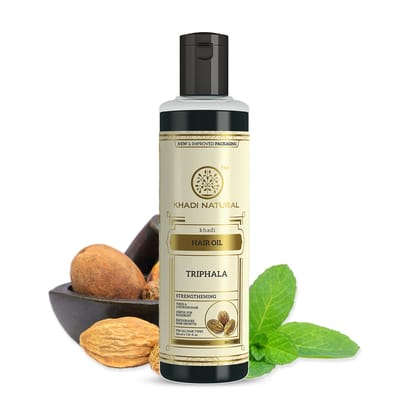 Khadi Natural Triphala Hair Oil - 210ml Khadi Natural Triphala Hair Oil - 210ml