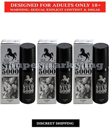 Supermarketing Stud 5000 Delay Spray 20gm Pack of 3