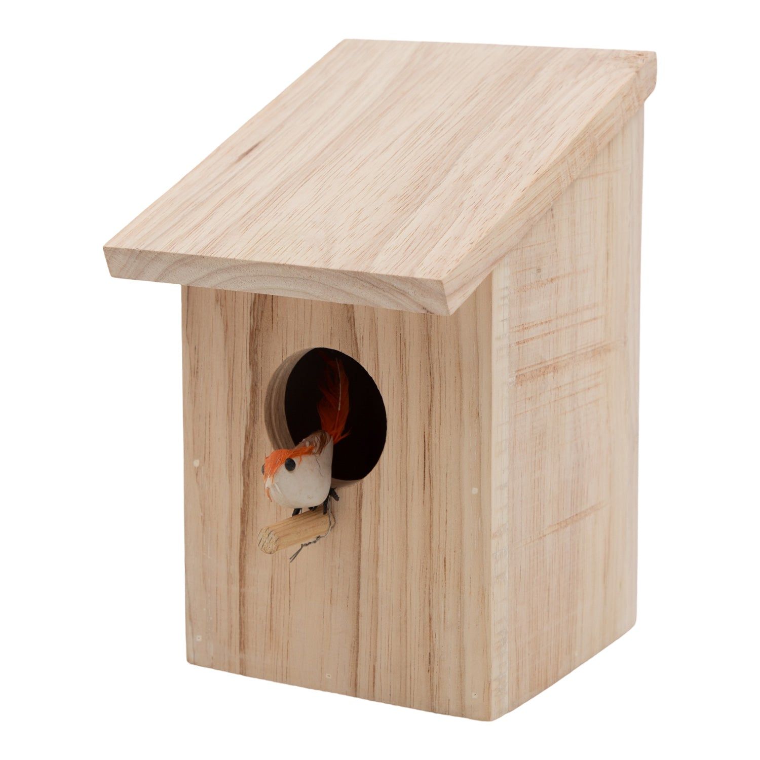 The Weaver's Nest Pine Wood Bird House Style 2