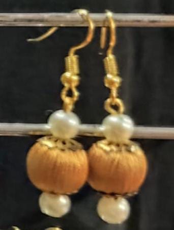 Single Bead Earrings