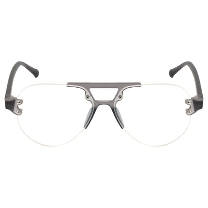 TERRY & CO | Zero Power Blue Cut Eyeglasses | Anti-Glare, UV Protection, Lightweight | For Gaming & Computer Use | Unisex | GREY TERRY & CO | Zero Power Blue Cut Eyeglasses | Anti-Glare, UV Protection, Lightweight | For Gaming & Computer Use | Unisex | GREY