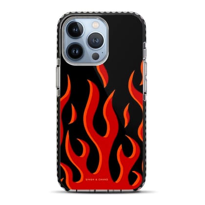 Red Flame Pinterest iPhone 13 Pro Stride Phone Case-Stride