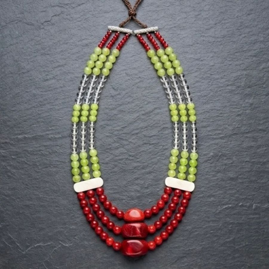 Garo Heritage Multi-Strand Necklace   
