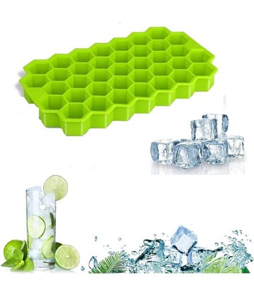 KTU Hexagon Ice Cube Tray Light Green, 1 Pc