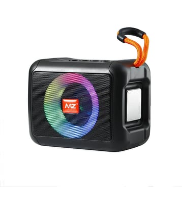 MZ M408SP 5 W Bluetooth Speaker Bluetooth V 5.0 with SD card Slot Playback Time 6 hrs Black