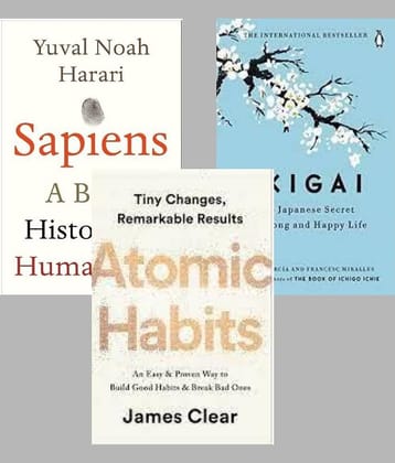 Sapiens + Atomic Habits + Ikigai