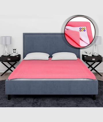 Beybee Pink Laminated Bed Protector Sheet ( Pack of 2 )