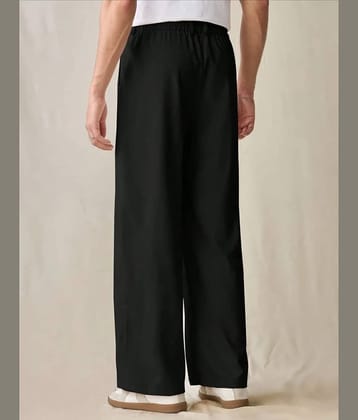 Broadstar Regular Pleated Men's Formal Trouser - Black ( Pack of 1 )