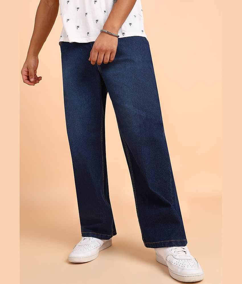 Montrez Straight Basic Men's Jeans - Dark Blue ( Pack of 1 )