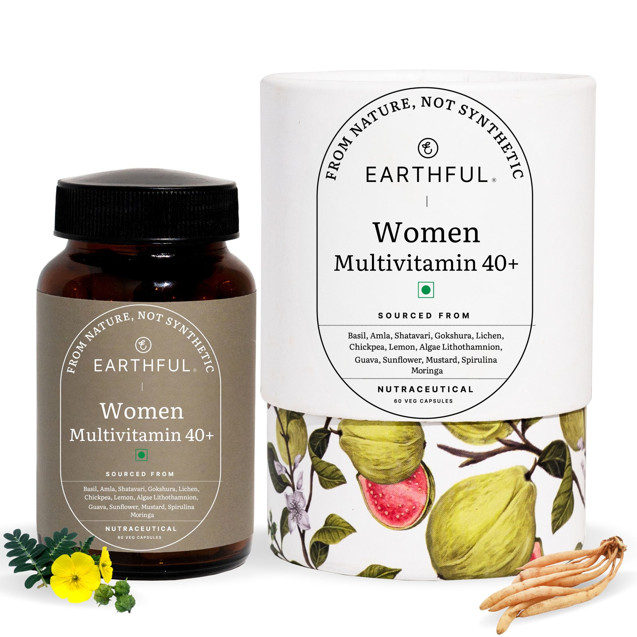 Earthful Multivitamin Women 40+, 60 Capsules
