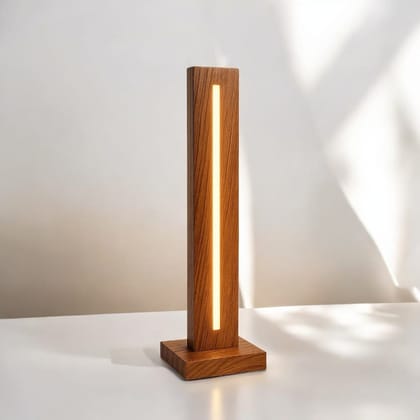 Home Decorative Wooden Floor Lamp in Natural Finish