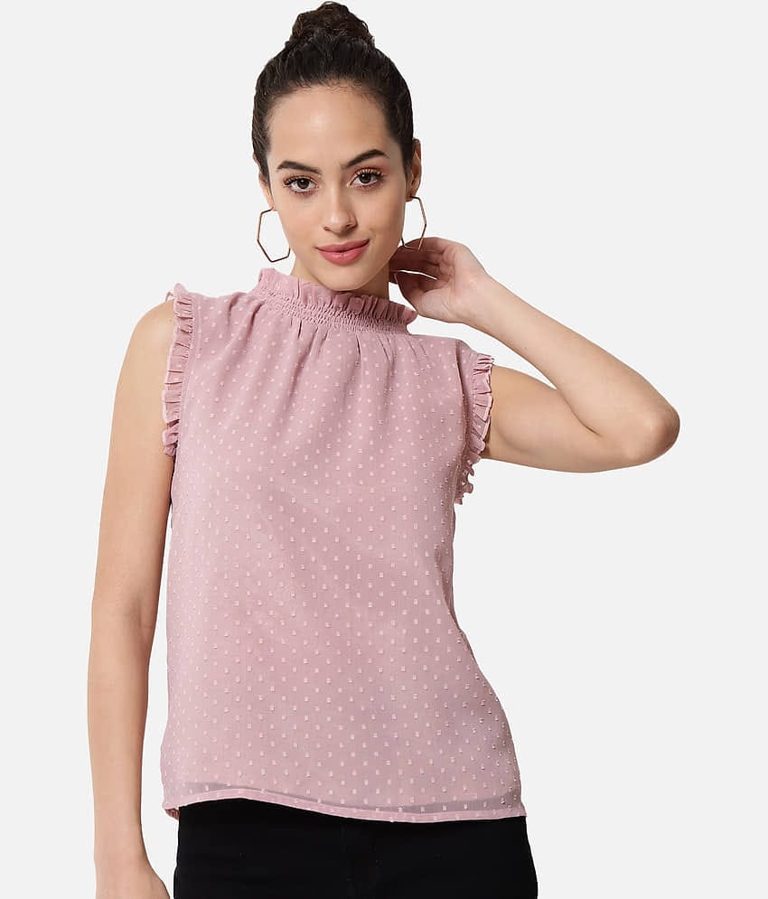 ALL WAYS YOU Women's Polyester Regular Top ( Pink )