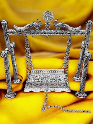 Intricate Silver Jhula / Swing