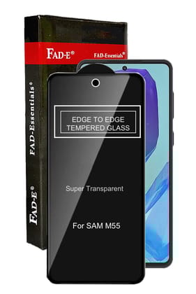 FAD-E Tempered Glass (with Camera Hole) for Samsung Galaxy M55 5G / F55 5G (Transparent)