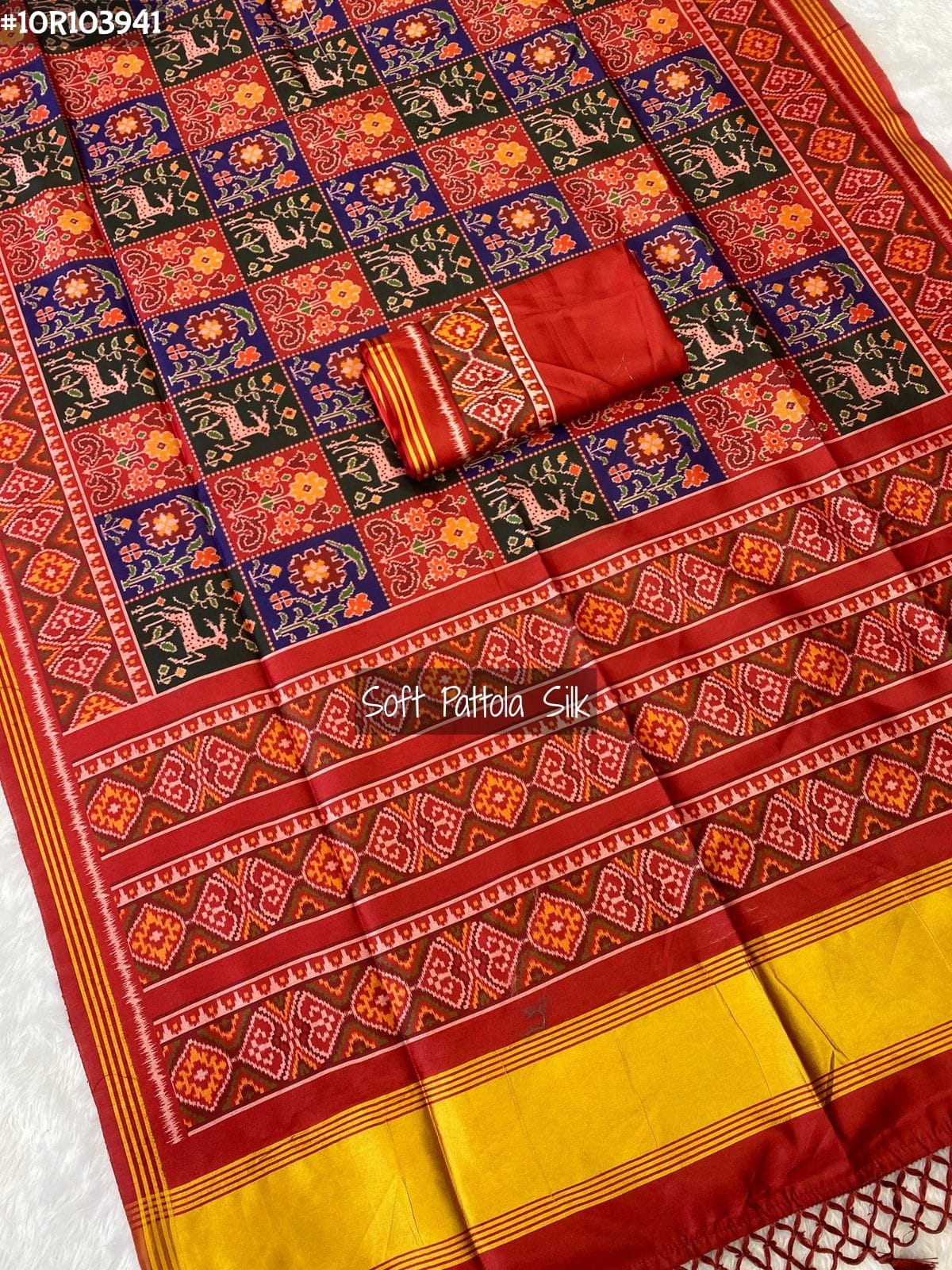Premium soft pure bandhej silk saree with all over beautiful badhani leheriya